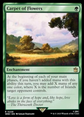 1x Carpet of Flowers NM-Mint, English Doctor Who MTG Magic