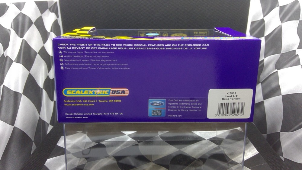 1/32 Scalextric Ford GT Road Version Slot Car C2823 NIB