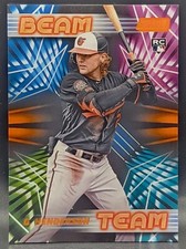 2023 Topps Stadium Club BT-24 Gunnar Henderson Beam Team Orange #/10 RC