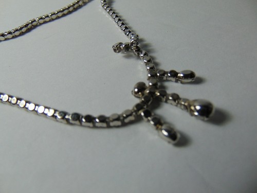 Lot Of 3, 2 Necklaces with Beautiful Stones. And Kitty Earring, They Are... - Picture 7 of 12