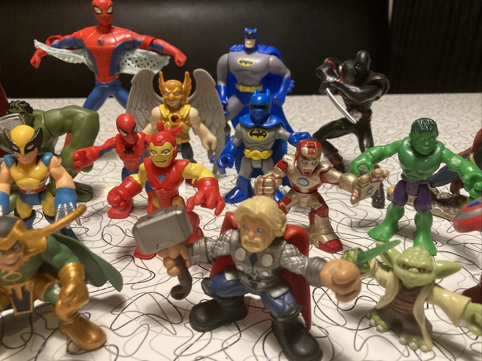 ОГРОМНЫЙ лот фигурок Playskool Imaginext герои Marvel DC Star Wars - Изображение 3 из 4