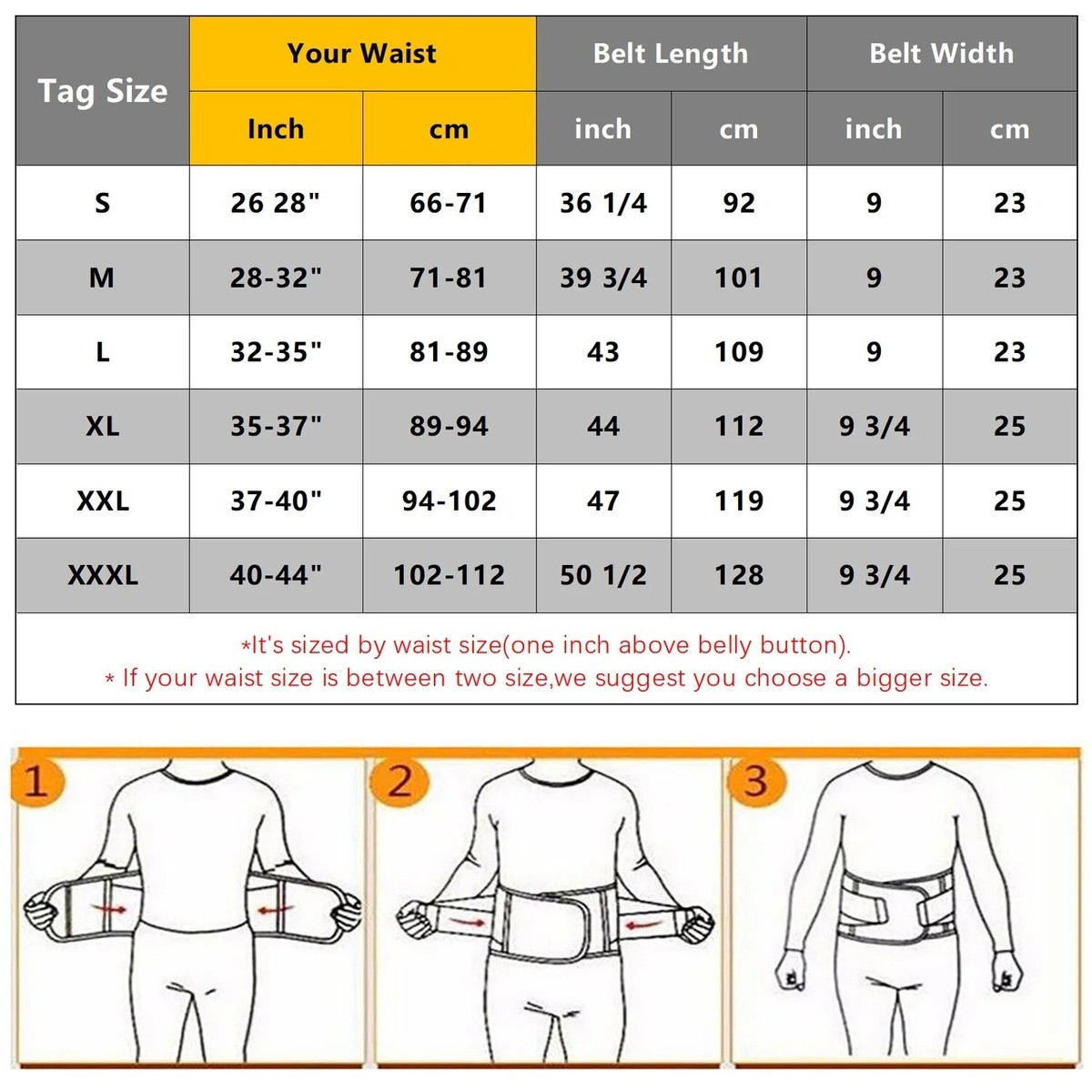 Mens Neoprene Waist Trainer Slimming Body Shaper Sports Sweat