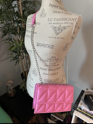 Crossbody purse pink new shoulder bag New Faux Leather