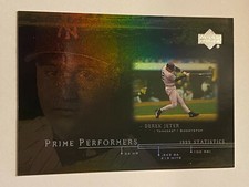 ⚾ 2000 Upper Deck Baseball Prime Performers Insert #PP-5 Derek JETER ⚾