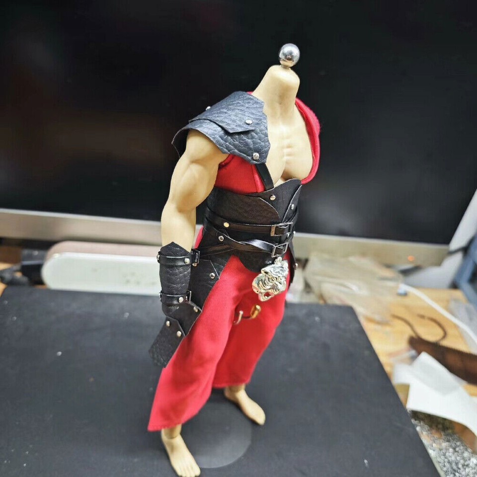 1/6 Male Red Samurai Fighting Suit Set Model For 12'' Action Figure