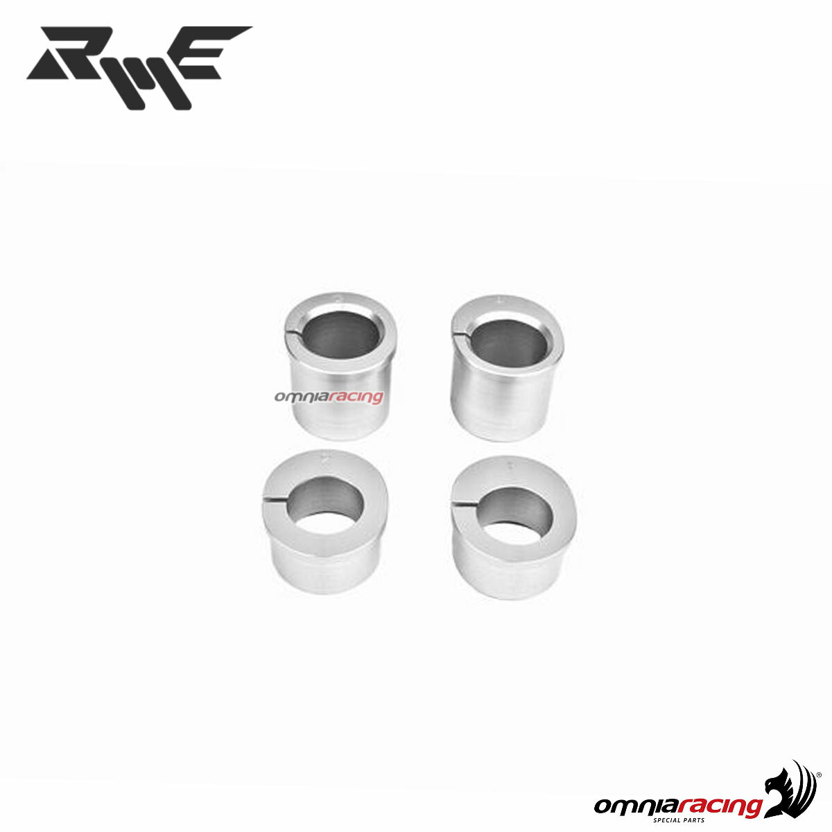 Robby moto eccentric bushing kit aluminum silver for