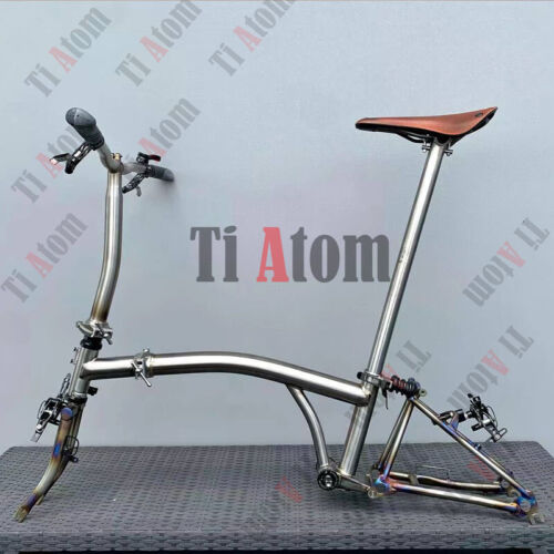 Juegos de marcos Ti Atom/titanio para Brompton - Imagen 1 de 6