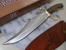 Rough Ryder El Paso Bowie Fixed Blade Hunter Knife Full Tang Wood RR2007 14 1/2"