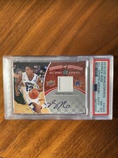 Derrick Rose 2010 Upper Deck World Of Sports Memphis Patch Auto /25 PSA 8 POP 1