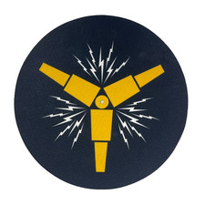 Third Man Records Logo Turntable SlipMat Felt Older Lightning Bolts Jack White