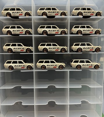 Hot Wheels Premium Hot Shot Wagons Datsun Bluebird Wagon 510 Freshly Cracked