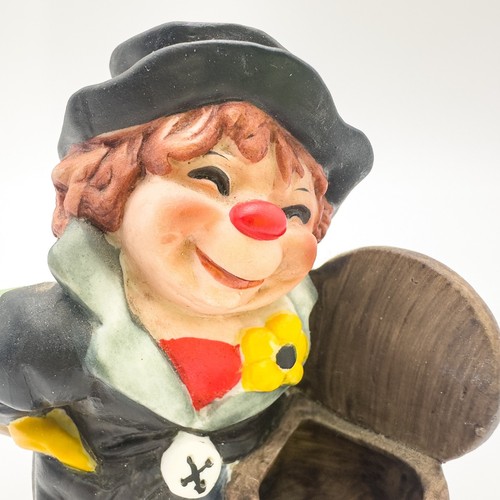 Hobo Payaso Cerámica Soporte de Juego Maceta Estatuilla De Colección 3.5" x 4.25" - Imagen 6 de 11