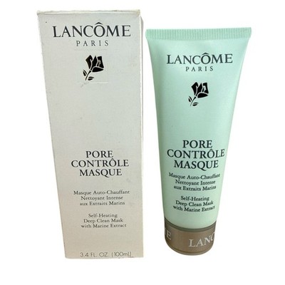 Lancome Pore Controle Self- Heating Deep Clean Mask With Marine Extract 3.4 Oz.
