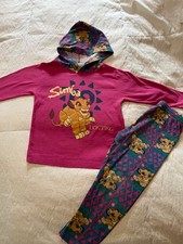 Vintage Lion King Kids Outfit Set 1990s Disney Pink Simba Shirt Pants Size 4T
