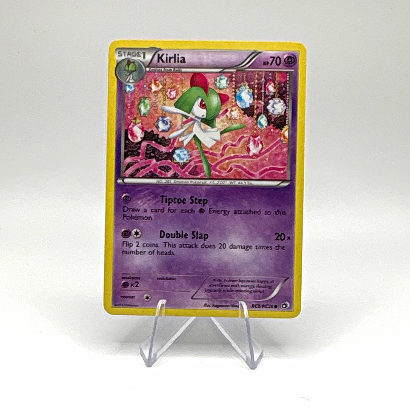 Pokemon TCG Legendary Treasures RC Kirlia RC9/RC25 Common Holo 70 HP Eng 2013