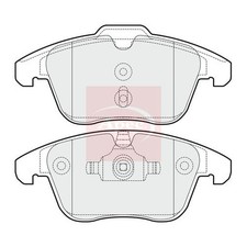 APEC Bremsbeläge vorne Für VOLVO V70 III 135 2007-2016 (R90) PAD1503
