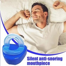 Stop Snoring Mouthpiece Sleep Apnea Guard Bruxism Anti Snore Pure Grind Aid Tray