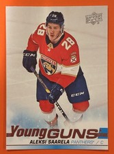 2019-20 Upper Deck Aleksi Saarela Young Guns Rookie RC #453 Hockey Panthers