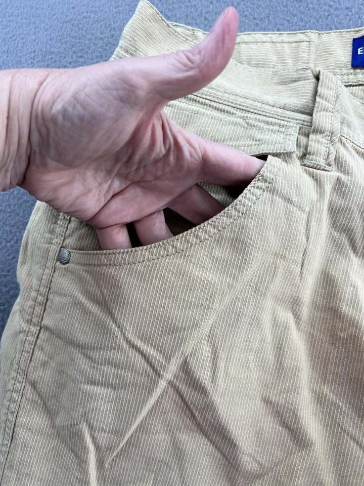 Pantalones Cortos Carga Enyce Clothing Co Para Hombre 32 Caqui Tostado Bolsillos Largos Cordón Utilidad Foto 3 de 4