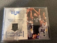 WALLY SZCZERBIAK 2005/06 UPPER DECK SLAM DUNK SWATCHES TIMBERWOLVES