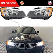 Fits For 2011-2014 Bmw X3 Pairs Lhrh Headlight Halogen Wbulbs Set New