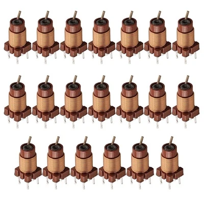 HIGH-FREQUENCY FERRITE CORE Lot de 20 inducteurs à noyau en ferrite réglables avec plage de 0 6uH à 1 7uH