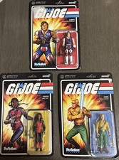 GI Joe ReAction Super7 Raven Xamot Duke 2022