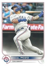 YOHEL POZO 2022 TOPPS ROOKIE CARD #649 CARDINALS. rookie card picture