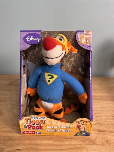 Disney Tigger Super Detective Parlante - Winnie the Pooh Super Sleuth Nuovo/Funzionante