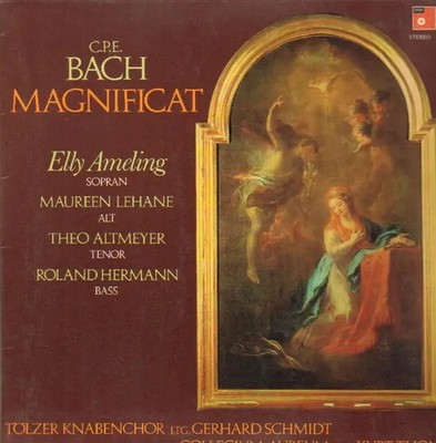 C.P. E. Bach Magnificat (Collegium Areum) NEAR MINT BASF Vinyl LP