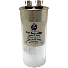 Appli Parts Run Capacitor for ac 55 Mfd uF (microfarads) 370VAC CBB65 Round Univ