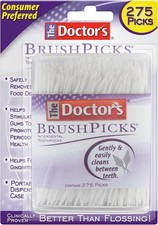 The Doctor's BrushPicks Interdental Toothpicks 275 Picks