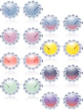 8 Pairs Daisy Sunglasses Disco Festival Sunglasses Fun Flower Glasses for Wom...