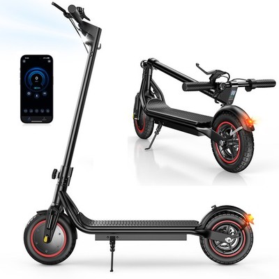 Adult Electric Scooter 500W Folding E Scooter Long Range 22MPH 10'' Soft Tires