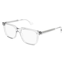 NEW Gucci GG 0737O Eyeglasses 018 CRYSTAL 100 AUTHENTIC
