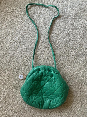 NWT Boots Bailey Boots Bright Green Quilted Bag; Clutch or Crossbody