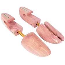 Cedar Shoe Trees for Men & Women Split Toe Wide Heel Premium Wood Shoe Shaper...