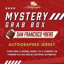 Mystery Grab Box - San Francisco 49ers NFL Football Autographed Jersey