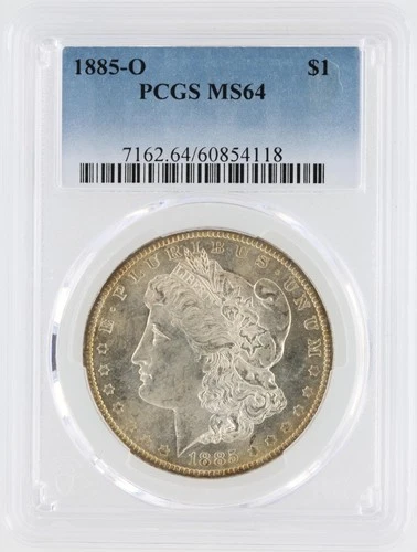 1885-O Morgan Dollar PCGS MS64 New Orleans Minted Silver Dollar No Reserve