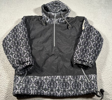 Vintage ETRIEL Jacket Youth 140 10-12 Nylon Panel Mirrored Fleece Winter Hood