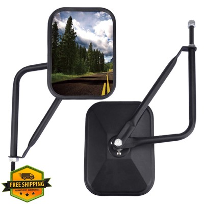 JUSTTOP Mirrors Doors Off, Side View Mirrors Compatible with Jeep Wrangler CJ...