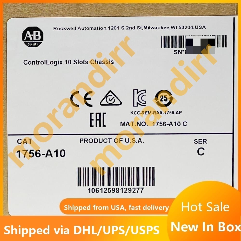 1756-A10 1756A10 ControlLogix Chassis 10 Slot