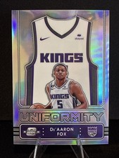 2022-23 Panini Contenders Optic-Uniformity-De’Aaron Fox #23 Silver Prizm