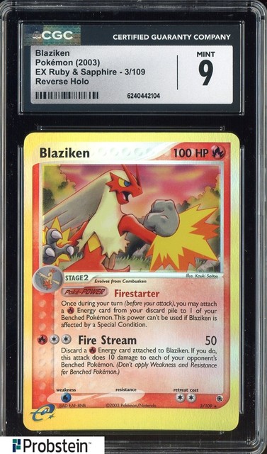 Blaziken [Reverse Holo] #3 (Ruby & Sapphire)