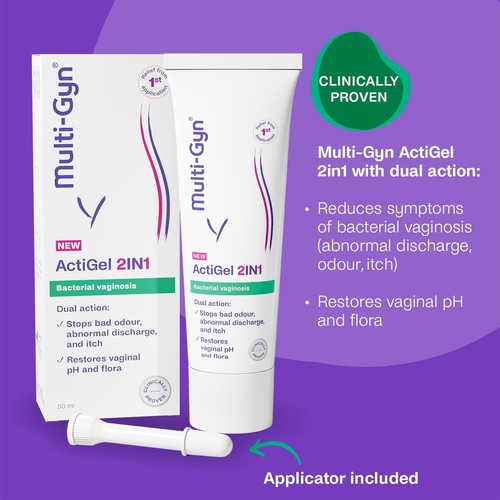 Multi-Gyn ActiGel 2in1 – Behandelt bakterielle Vaginose – Stellt die Flora wi... - Bild 4 von 6