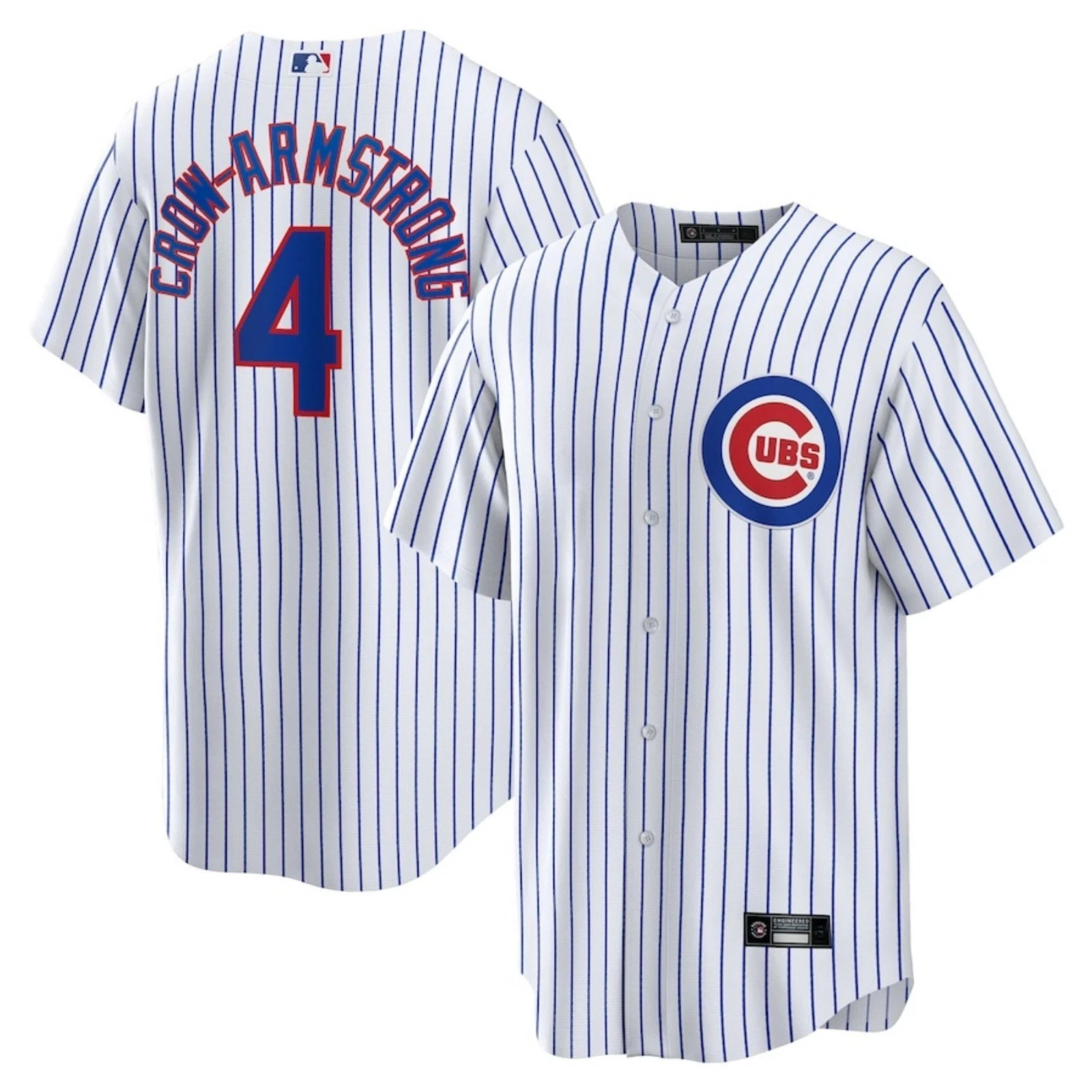 Cubss white spare jersey, limited edition 2025. Printed