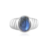 Cavill Ring Sterlingsilber Labradorit 4,19Ct Oval Damen Blau Echtschmuck