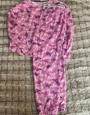 Juicy Couture 2 piece Velour pajamas Size 4/5