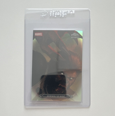 Topps 2026 Chrome Marvel Comics Fanfare Insert Werewolf by Night FF-47 Karte