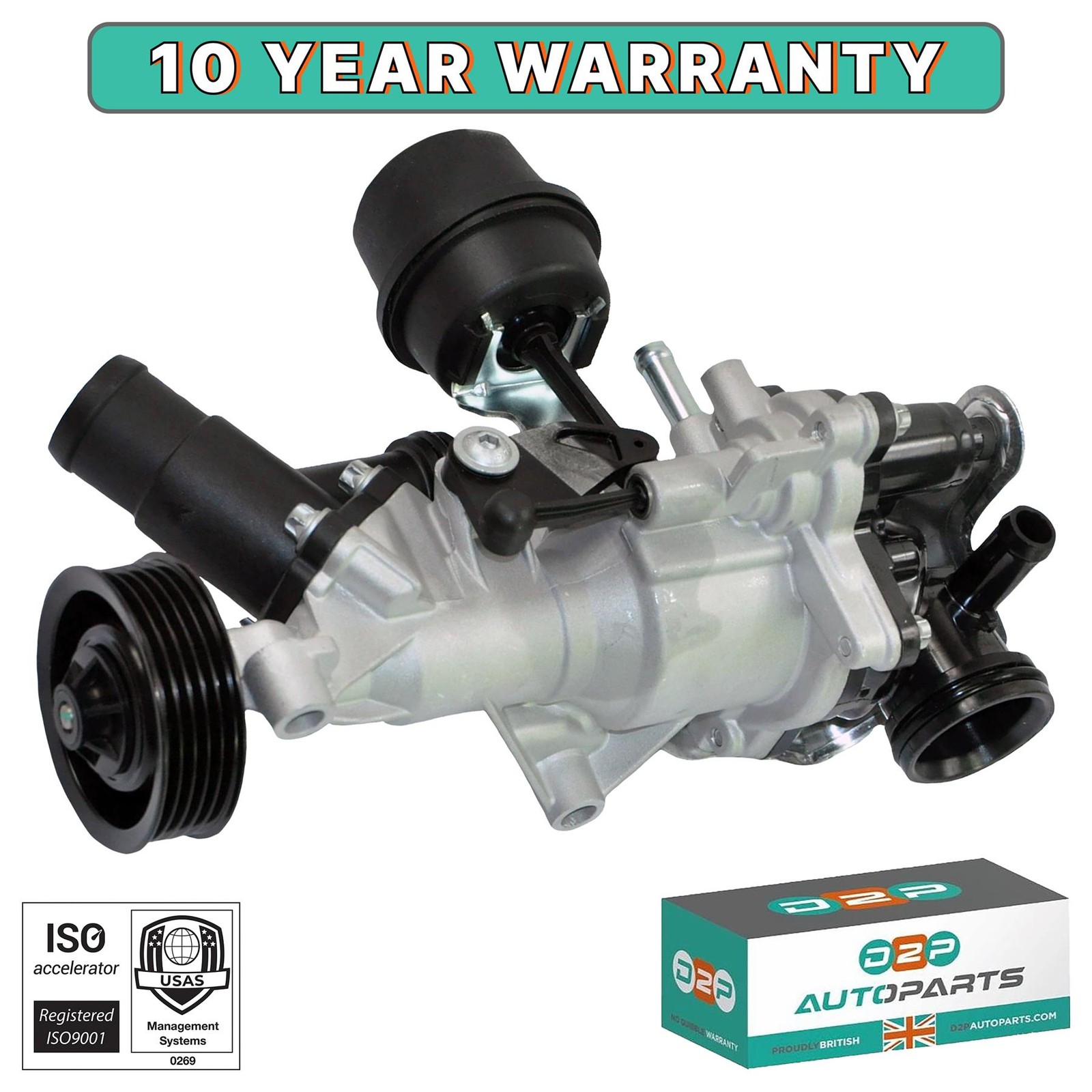 MERCEDES A CLASS W176 1.6i 270.910 WATER PUMP 2014. 015001803 RT - Image 6